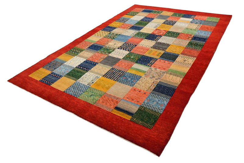 Alfombra Gabbeh - Loribaft Indus - 305 x 203 cm - multicolor