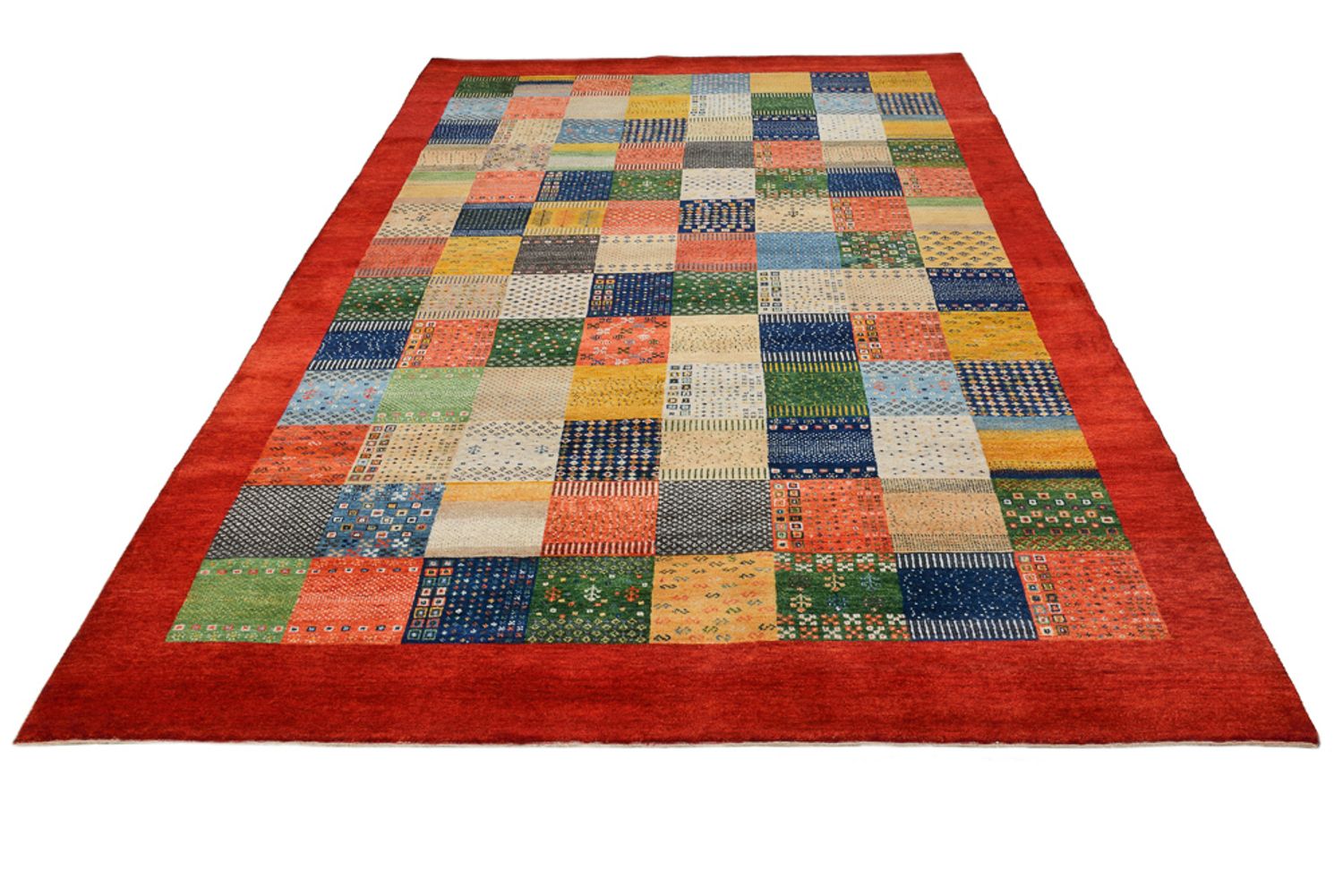 Alfombra Gabbeh - Loribaft Indus - 305 x 203 cm - multicolor