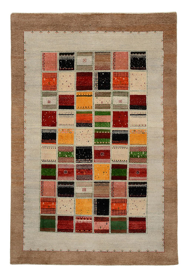 Alfombra Gabbeh - Loribaft Indus - 295 x 197 cm - multicolor