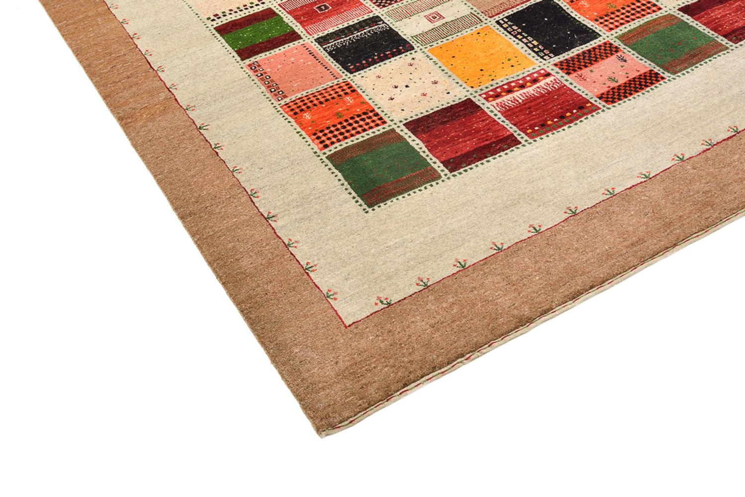 Alfombra Gabbeh - Loribaft Indus - 295 x 197 cm - multicolor