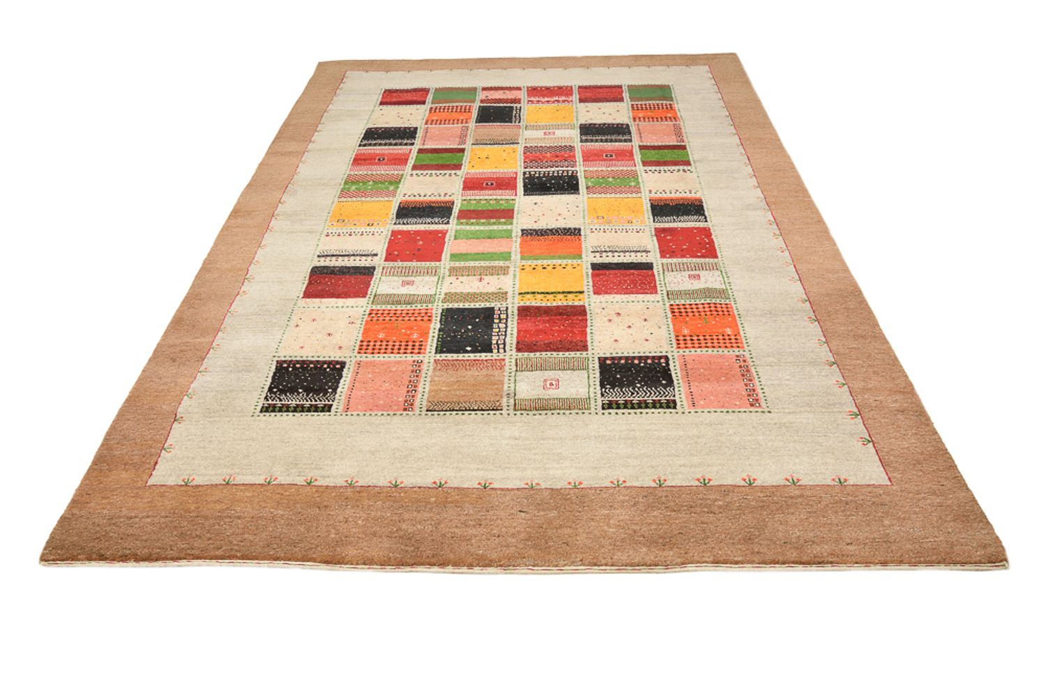 Alfombra Gabbeh - Loribaft Indus - 295 x 197 cm - multicolor
