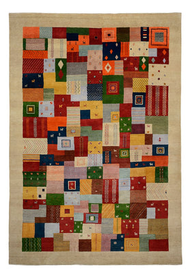 Alfombra Gabbeh - Loribaft Indus - 347 x 246 cm - multicolor