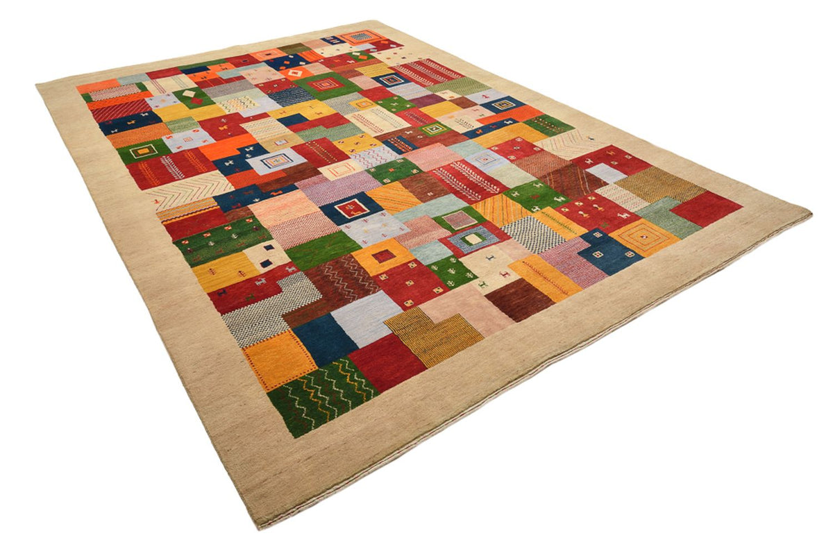 Alfombra Gabbeh - Loribaft Indus - 347 x 246 cm - multicolor