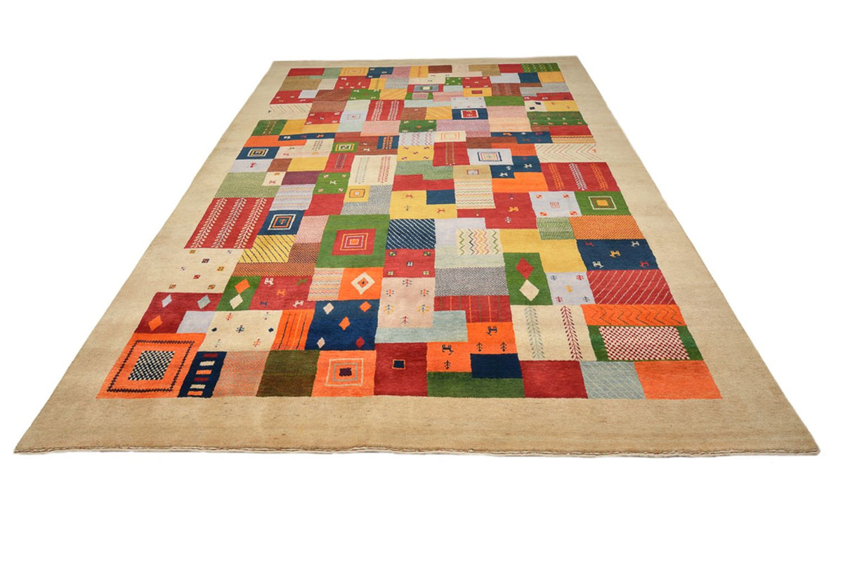 Alfombra Gabbeh - Loribaft Indus - 347 x 246 cm - multicolor