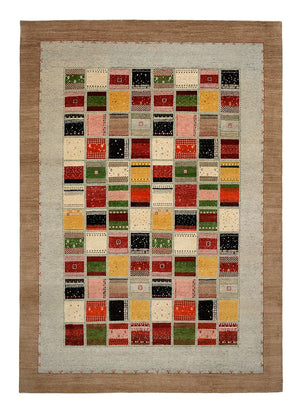 Alfombra Gabbeh - Loribaft Indus - 340 x 243 cm - multicolor