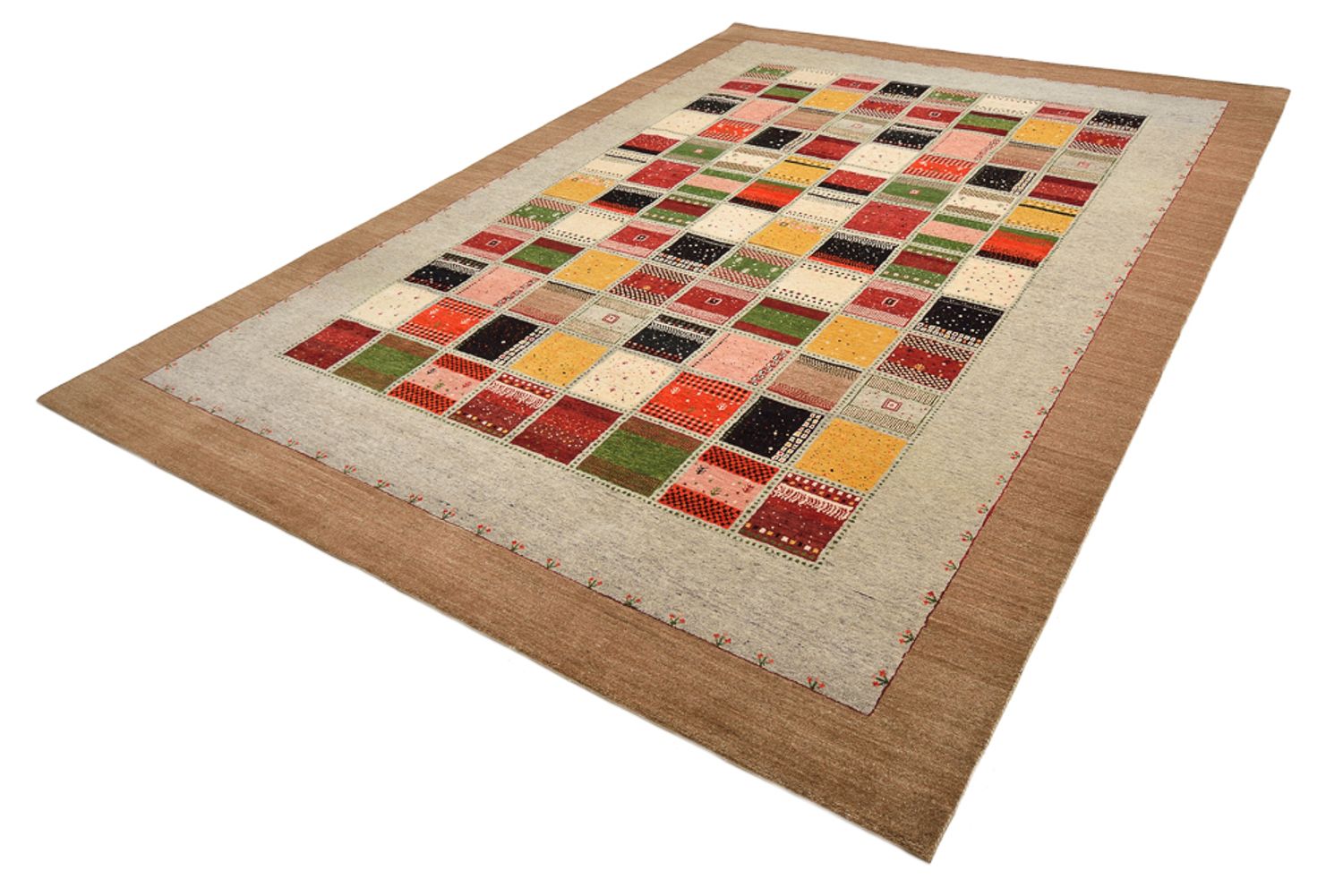 Alfombra Gabbeh - Loribaft Indus - 340 x 243 cm - multicolor