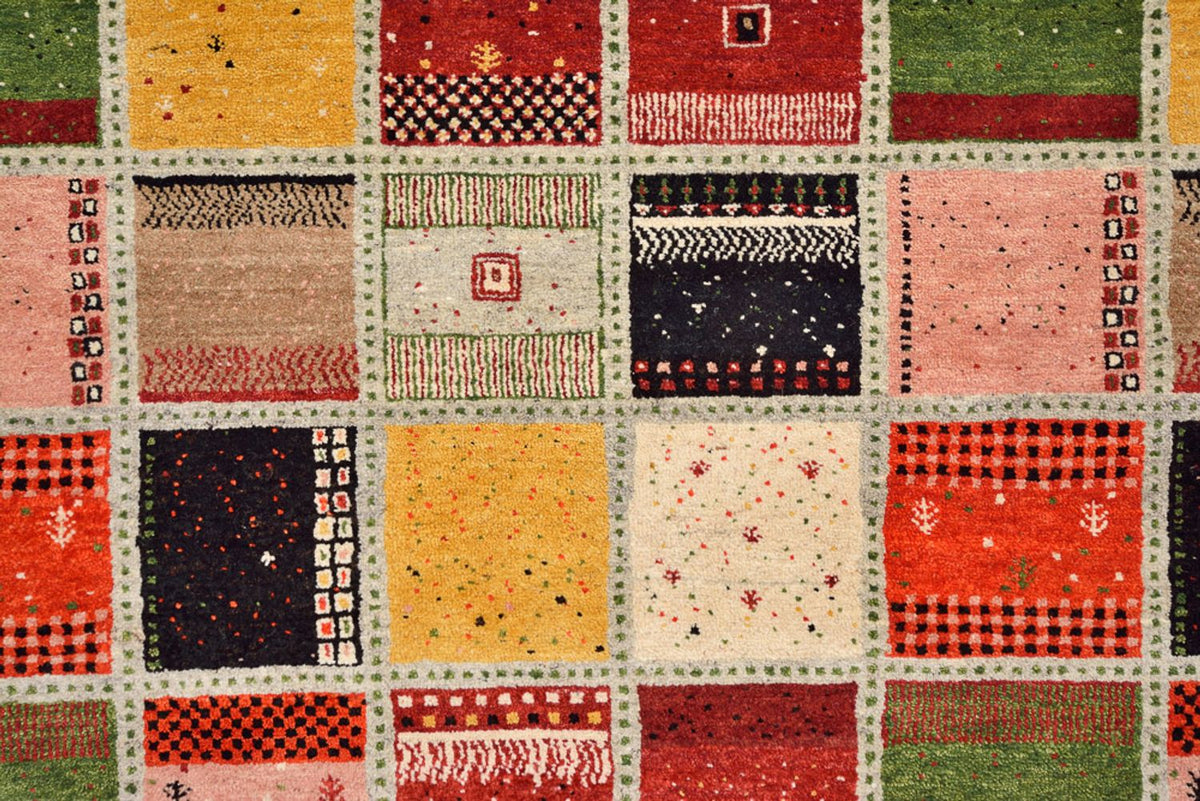 Alfombra Gabbeh - Loribaft Indus - 340 x 243 cm - multicolor