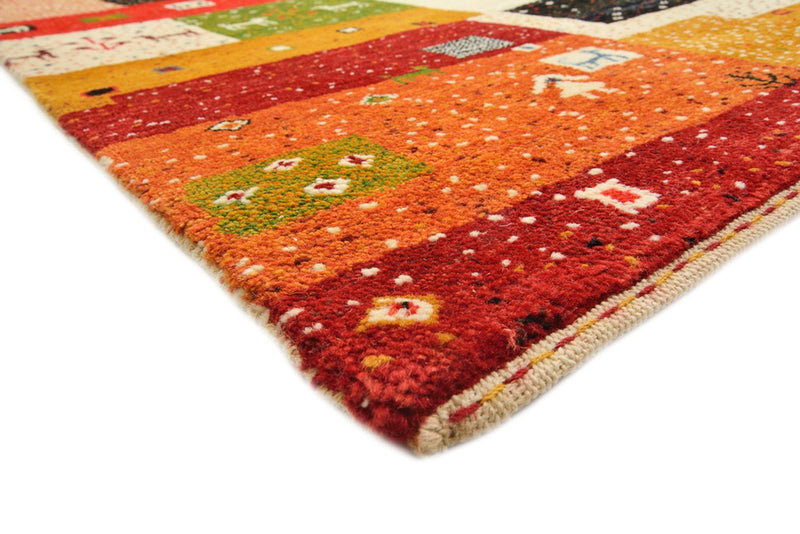 Alfombra Gabbeh - Loribaft Indus - 294 x 207 cm - beige claro