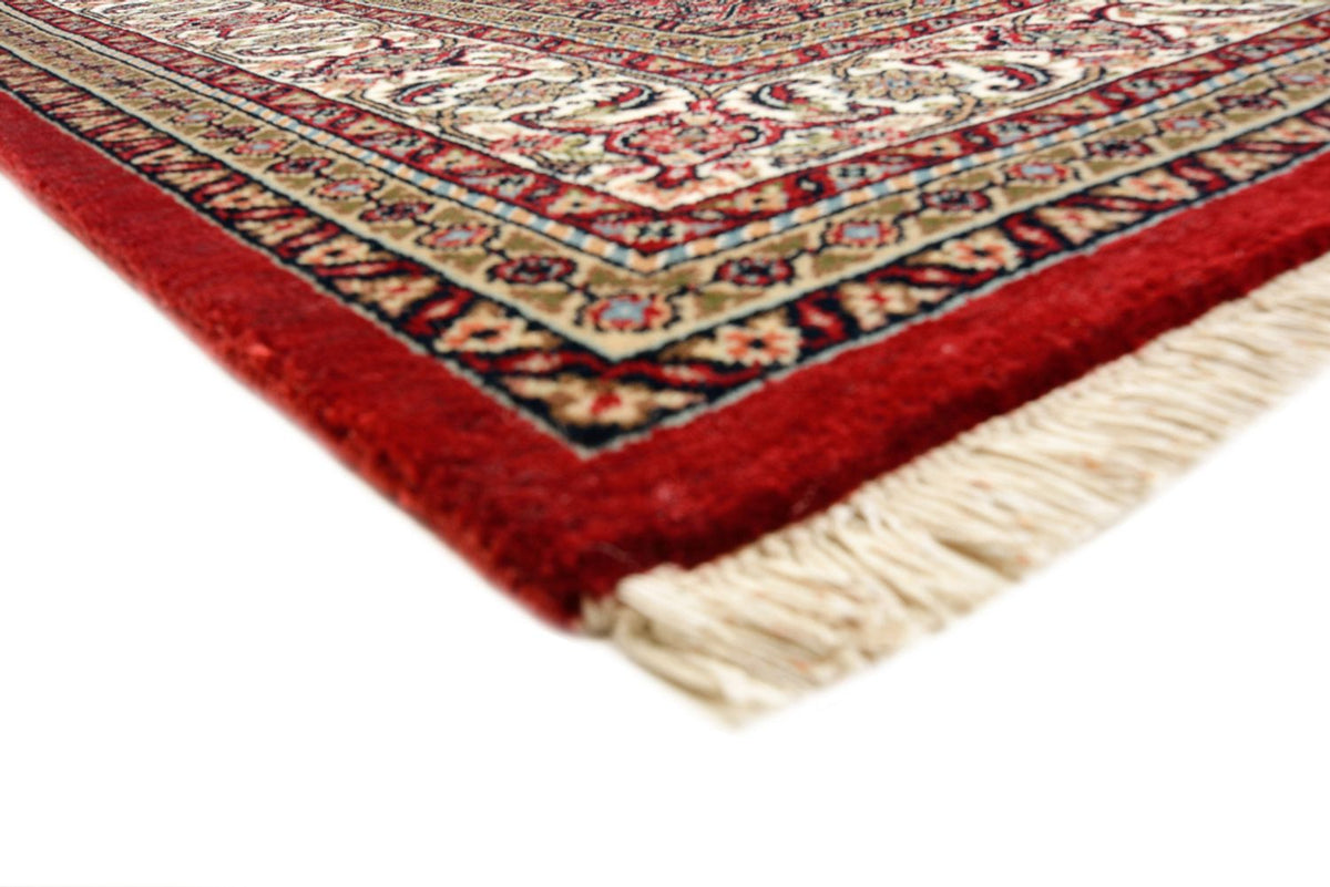 Alfombra persa - Bidjar - Real - 250 x 199 cm - rojo burdeos