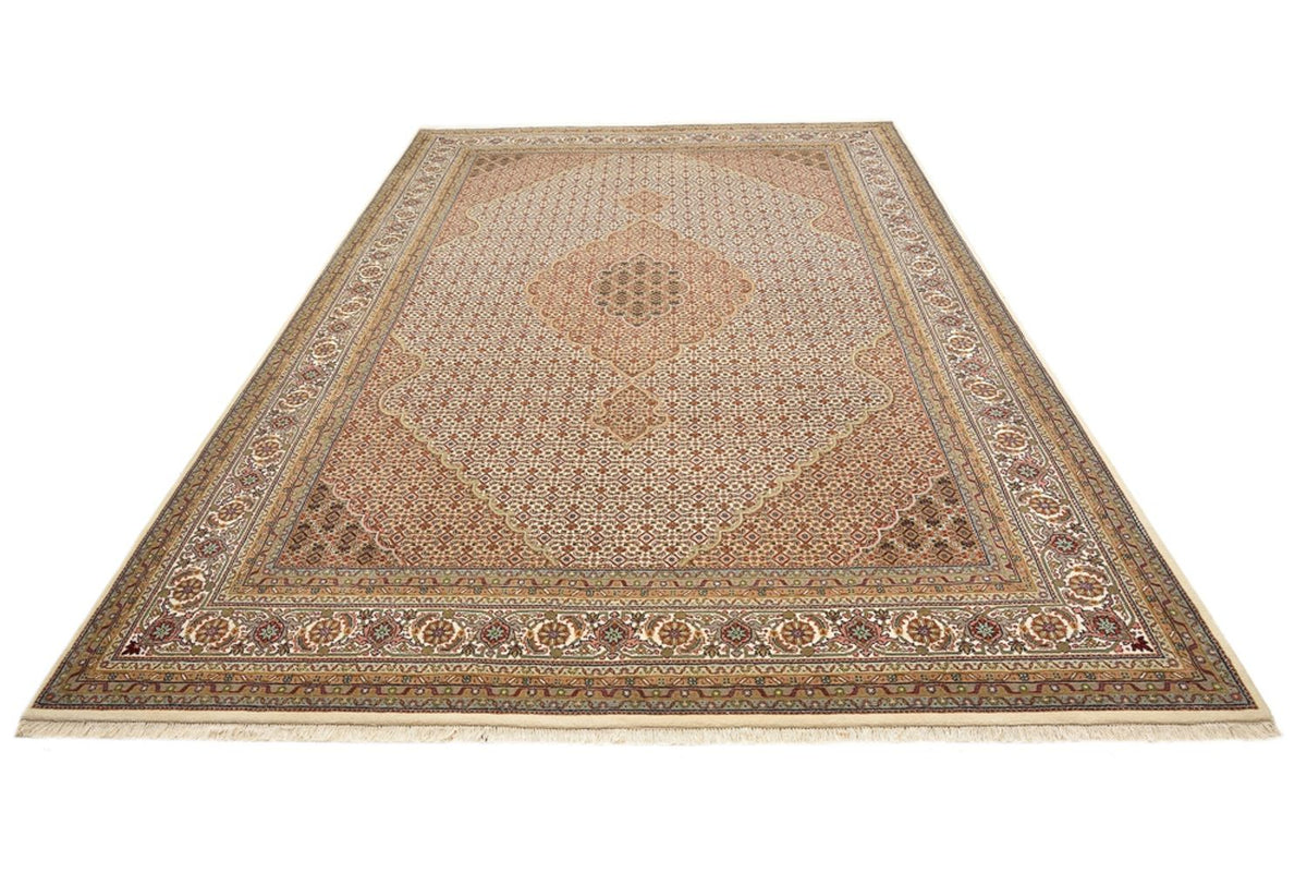 Alfombra oriental - Tabriz - 352 x 250 cm - beige oscuro