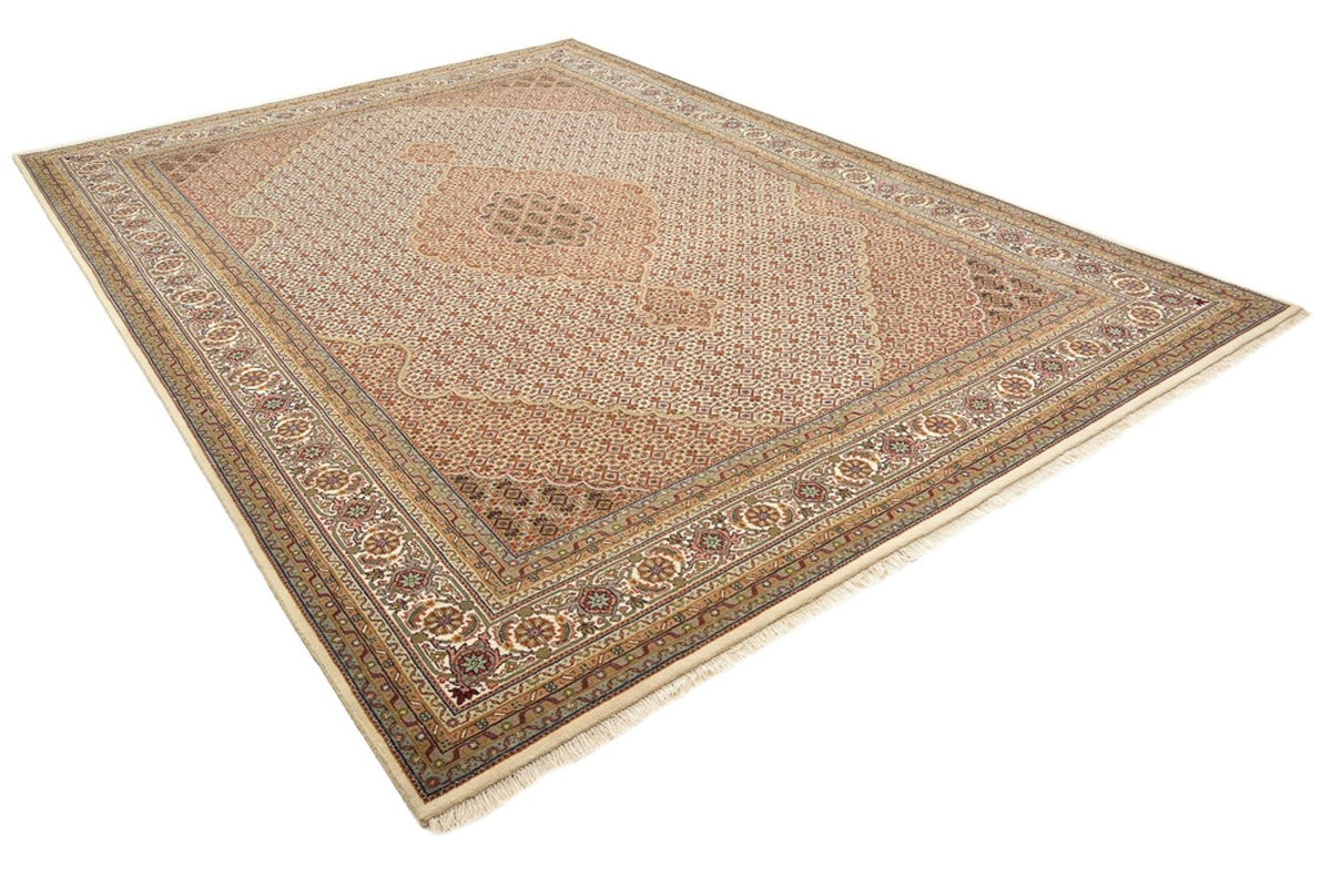Alfombra oriental - Tabriz - 352 x 250 cm - beige oscuro