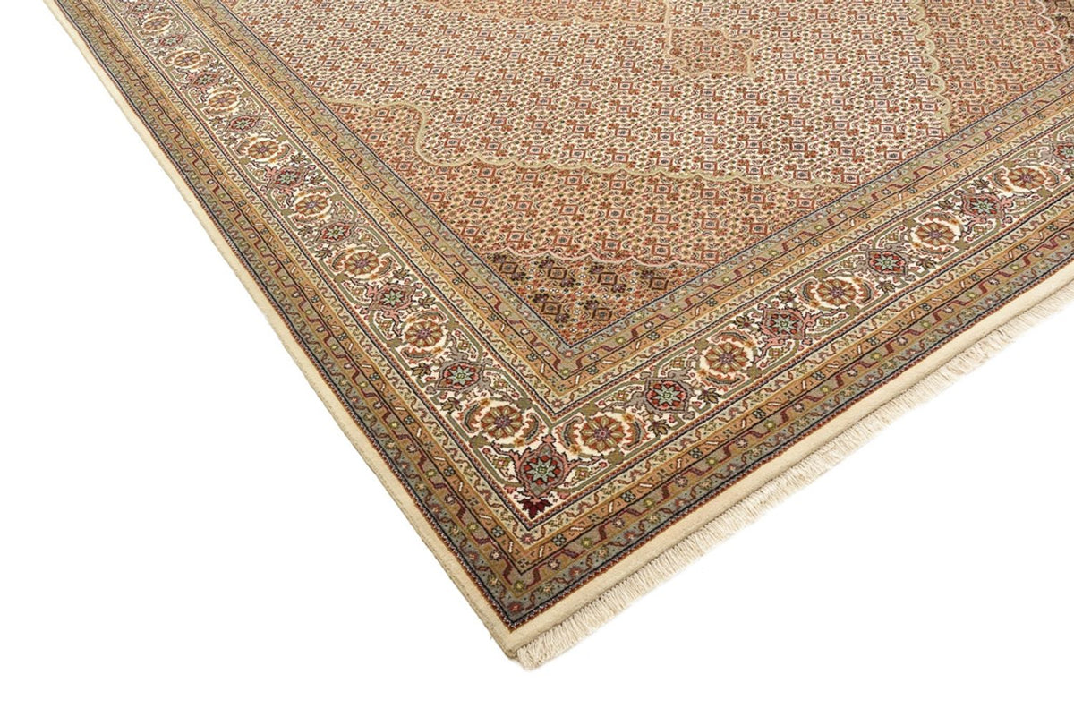 Alfombra oriental - Tabriz - 352 x 250 cm - beige oscuro