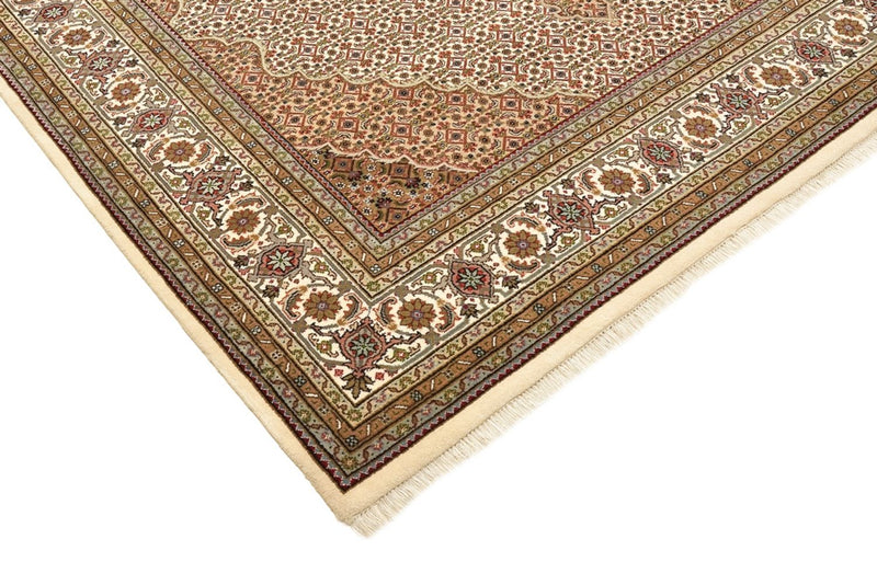 Alfombra oriental - Tabriz cuadrado  - 203 x 201 cm - beige oscuro