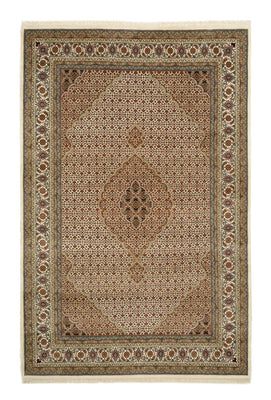 Alfombra oriental - Tabriz - 300 x 197 cm - beige oscuro