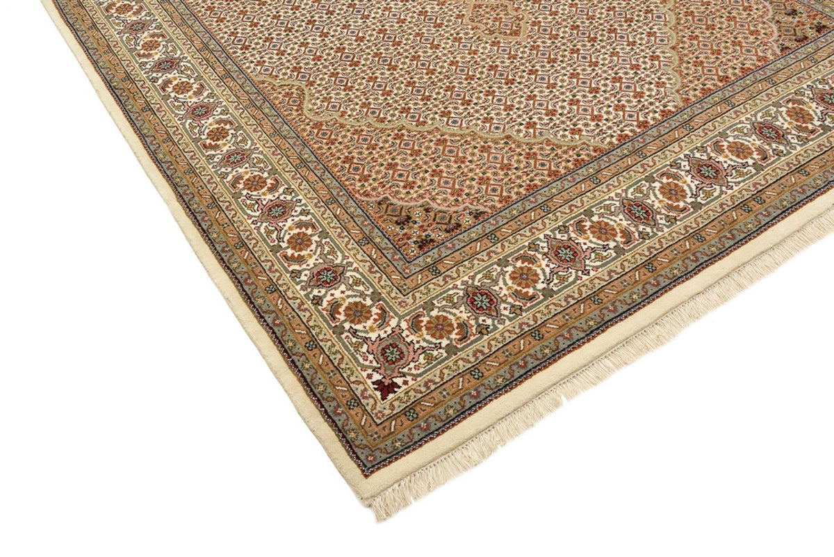Alfombra oriental - Tabriz - 300 x 197 cm - beige oscuro