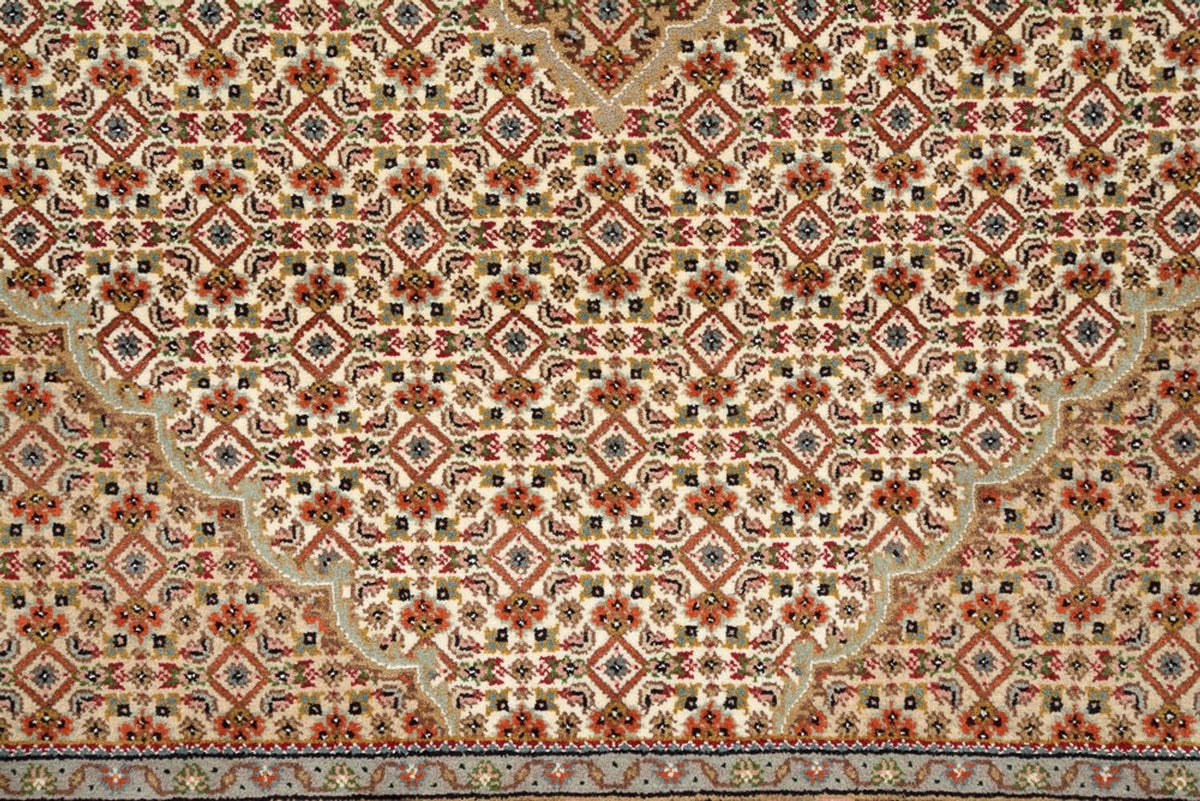 Alfombra oriental - Tabriz - 300 x 197 cm - beige oscuro