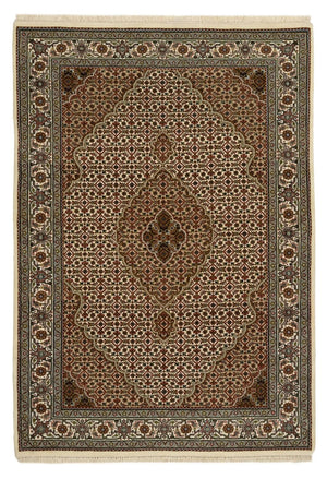 Alfombra oriental - Tabriz - 177 x 125 cm - beige oscuro