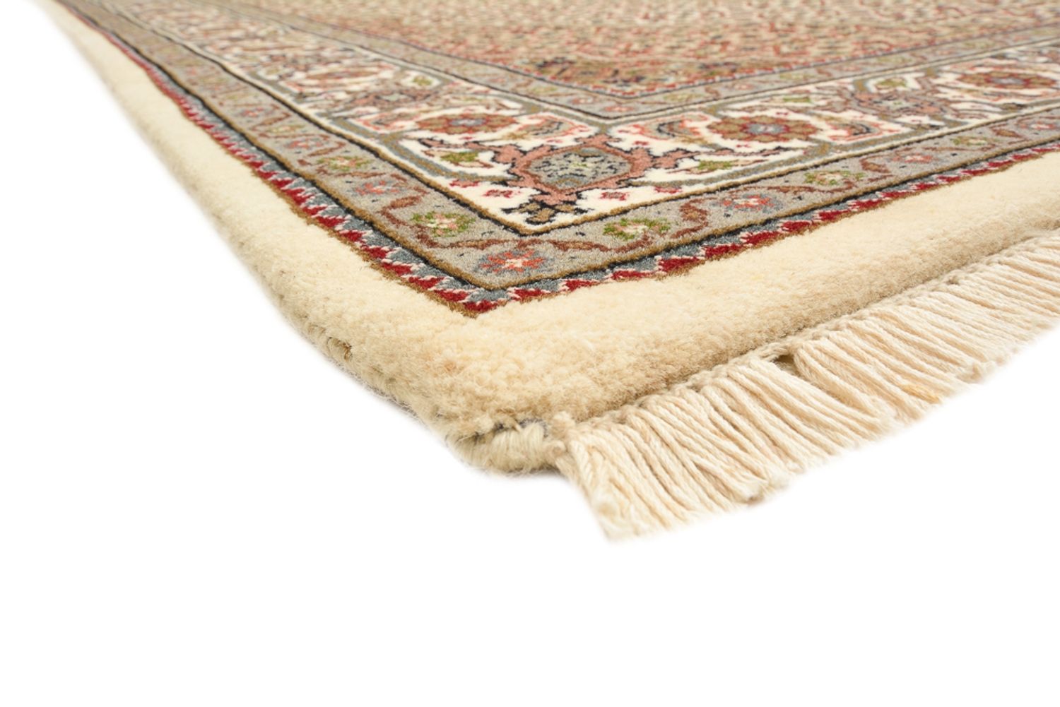 Alfombra oriental - Tabriz - 177 x 125 cm - beige oscuro