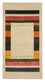 Alfombra de pasillo Alfombra Gabbeh - Loribaft Indus - 195 x 101 cm - beige claro