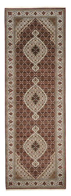 Alfombra de pasillo Alfombra oriental - Tabriz - 362 x 122 cm - beige claro