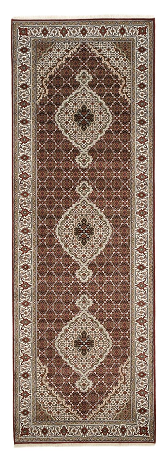 Alfombra de pasillo Alfombra oriental - Tabriz - 362 x 122 cm - beige claro