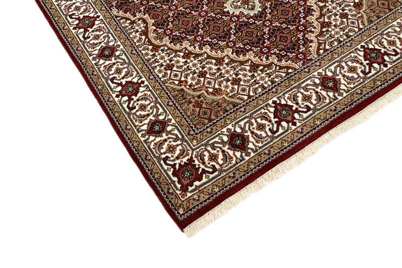 Alfombra de pasillo Alfombra oriental - Tabriz - 362 x 122 cm - beige claro