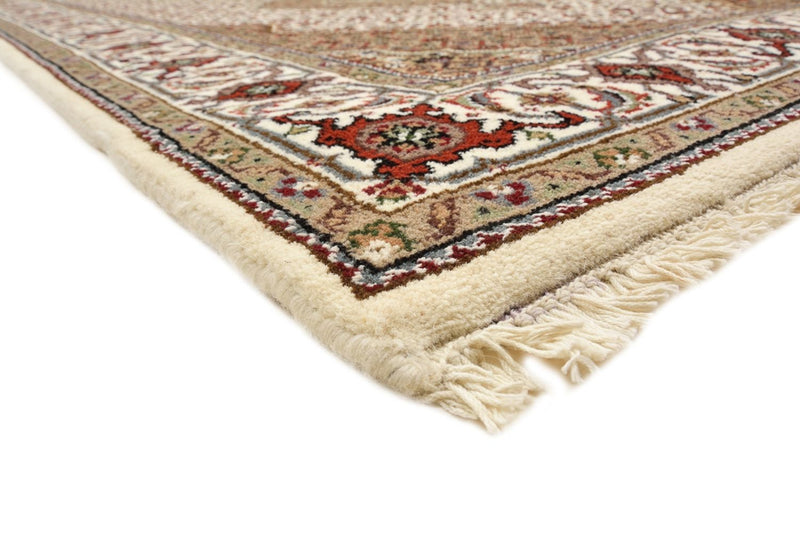 Alfombra de pasillo Alfombra oriental - Tabriz - 372 x 121 cm - beige claro