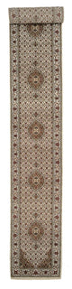 Alfombra de pasillo Alfombra oriental - Tabriz - 602 x 81 cm - beige claro