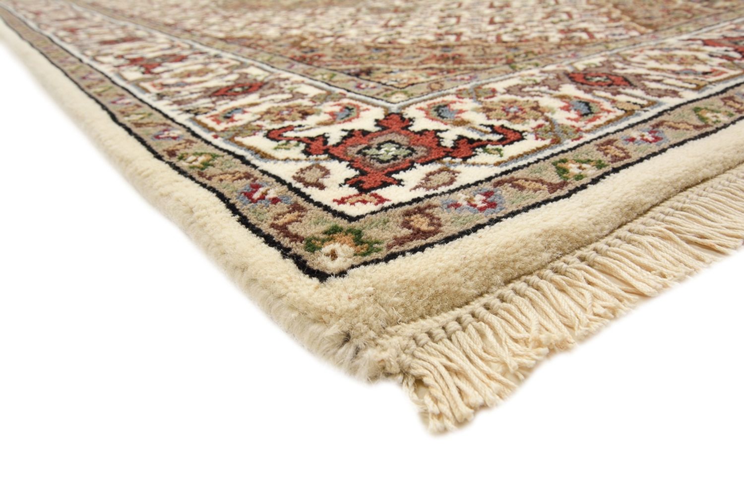 Alfombra de pasillo Alfombra oriental - Tabriz - 602 x 81 cm - beige claro