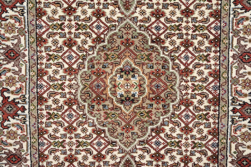Alfombra de pasillo Alfombra oriental - Tabriz - 602 x 81 cm - beige claro