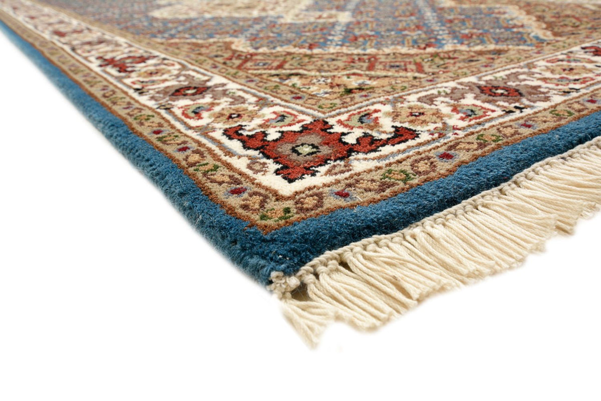 Alfombra de pasillo Alfombra oriental - Tabriz - 454 x 79 cm - azul oscuro