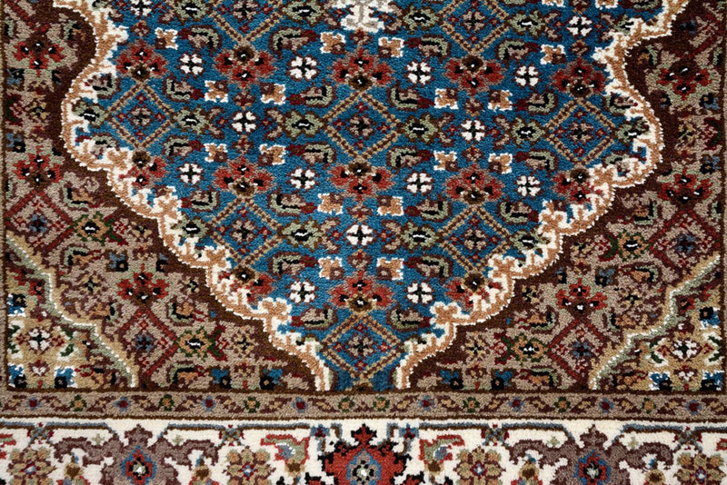 Alfombra de pasillo Alfombra oriental - Tabriz - 615 x 79 cm - azul oscuro