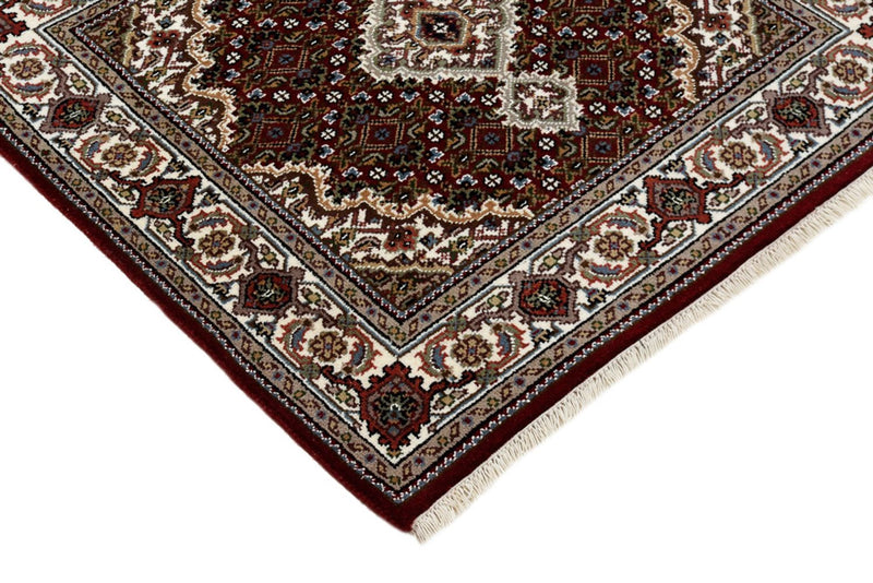 Alfombra oriental - Tabriz - 93 x 89 cm - crema
