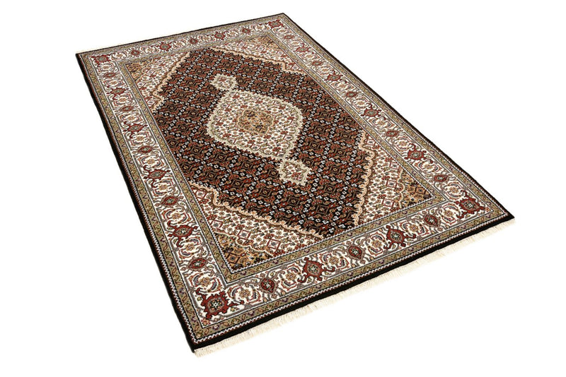 Alfombra oriental - Tabriz - 183 x 121 cm - crema