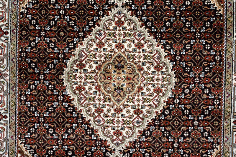 Alfombra oriental - Tabriz - 183 x 121 cm - crema