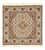 Alfombra oriental - Tabriz - 92 x 89 cm - crema