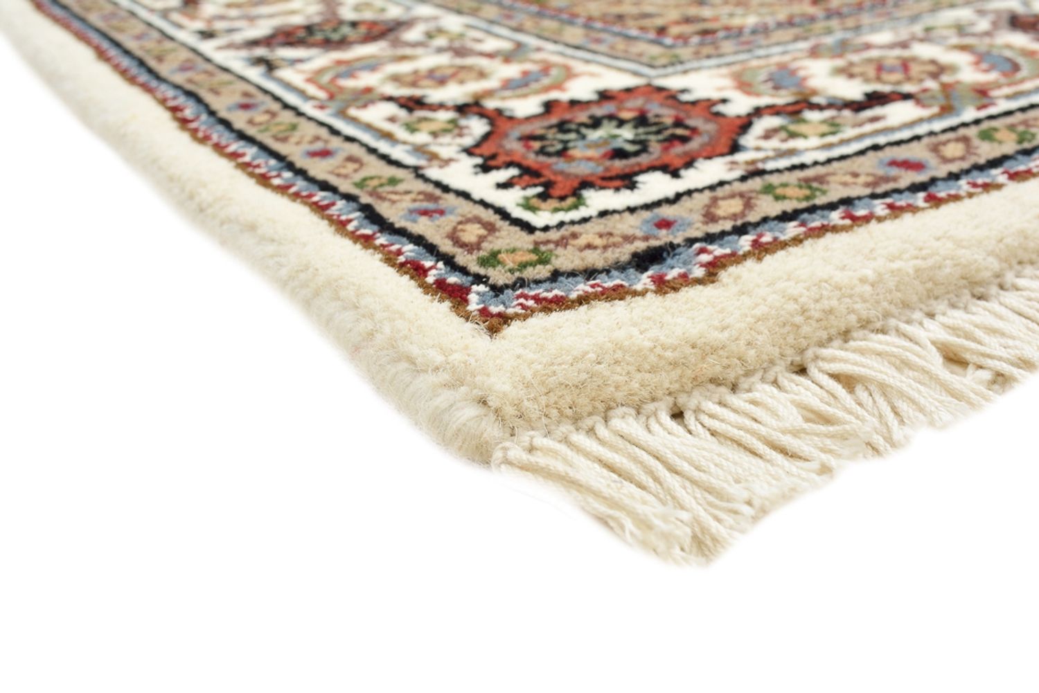 Alfombra oriental - Tabriz - 92 x 89 cm - crema