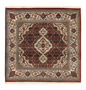 Alfombra oriental - Tabriz - 94 x 89 cm - crema