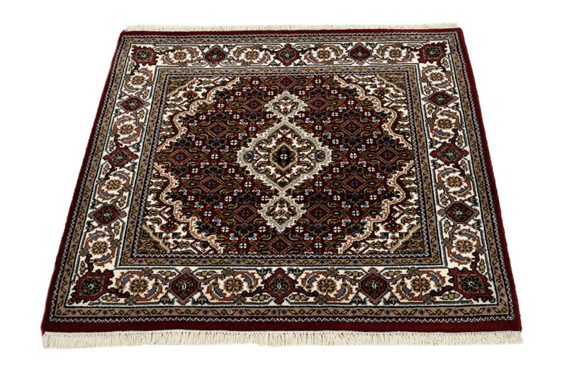 Alfombra oriental - Tabriz - 94 x 89 cm - crema