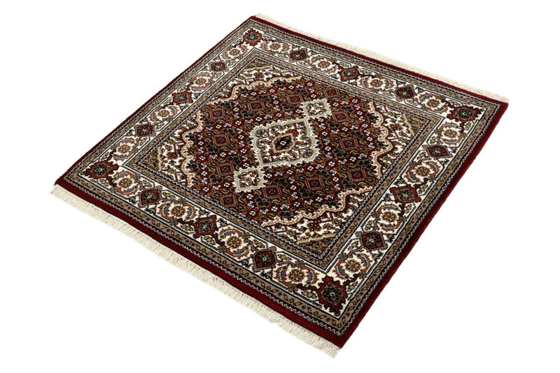 Alfombra oriental - Tabriz - 94 x 89 cm - crema