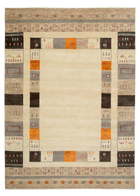 Alfombra Gabbeh - Loribaft Indus - 281 x 203 cm - beige claro