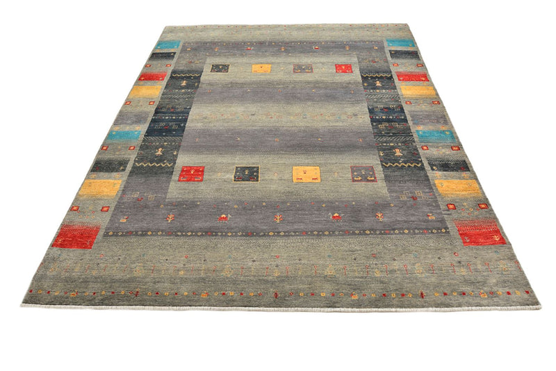 Alfombra Gabbeh - Loribaft Indus - 241 x 175 cm - arena
