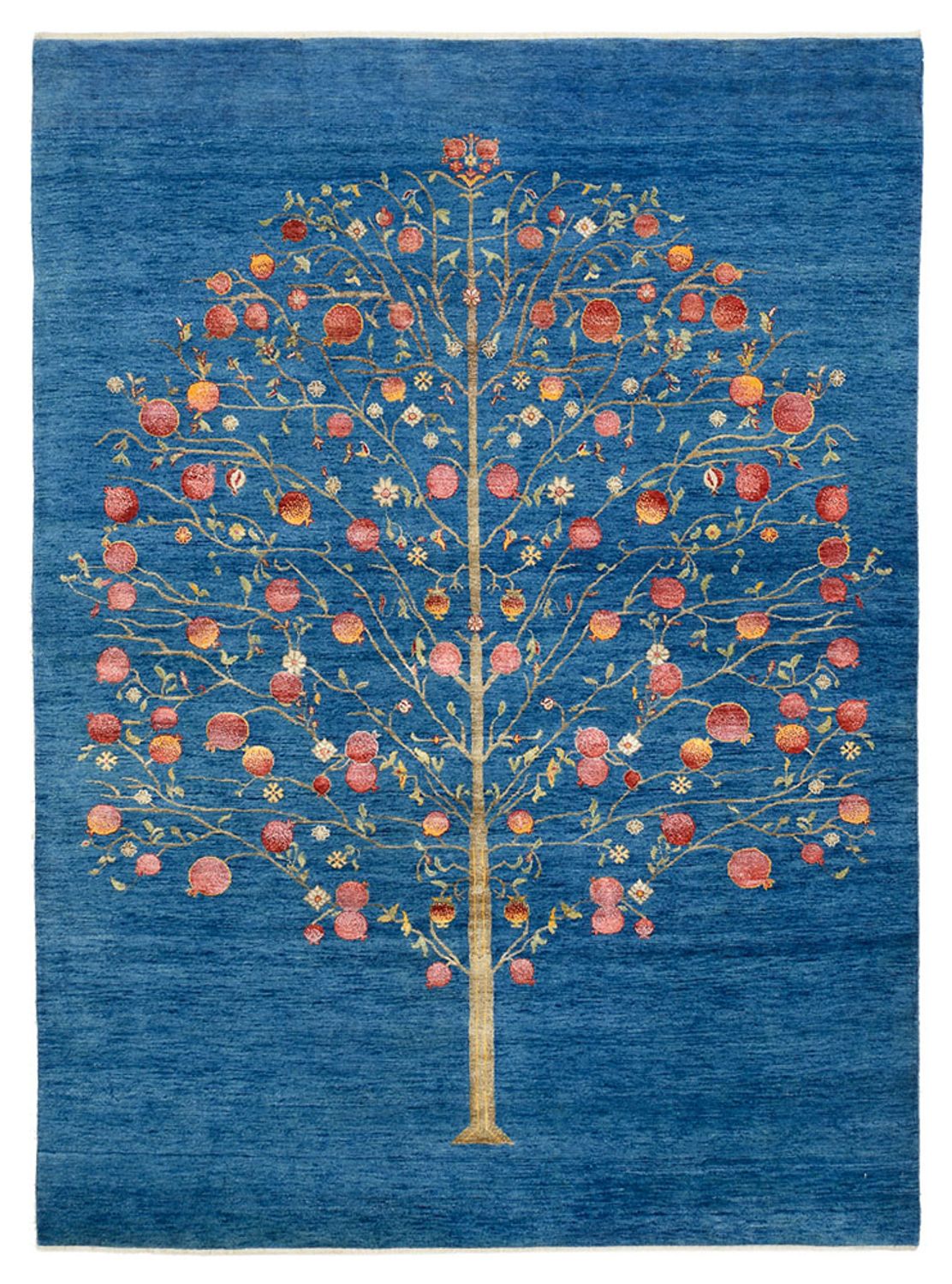 Alfombra Gabbeh - Loribaft Indus - 243 x 177 cm - azul