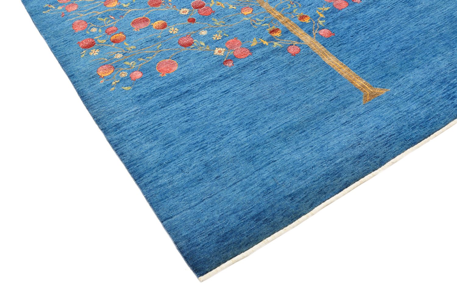 Alfombra Gabbeh - Loribaft Indus - 243 x 177 cm - azul