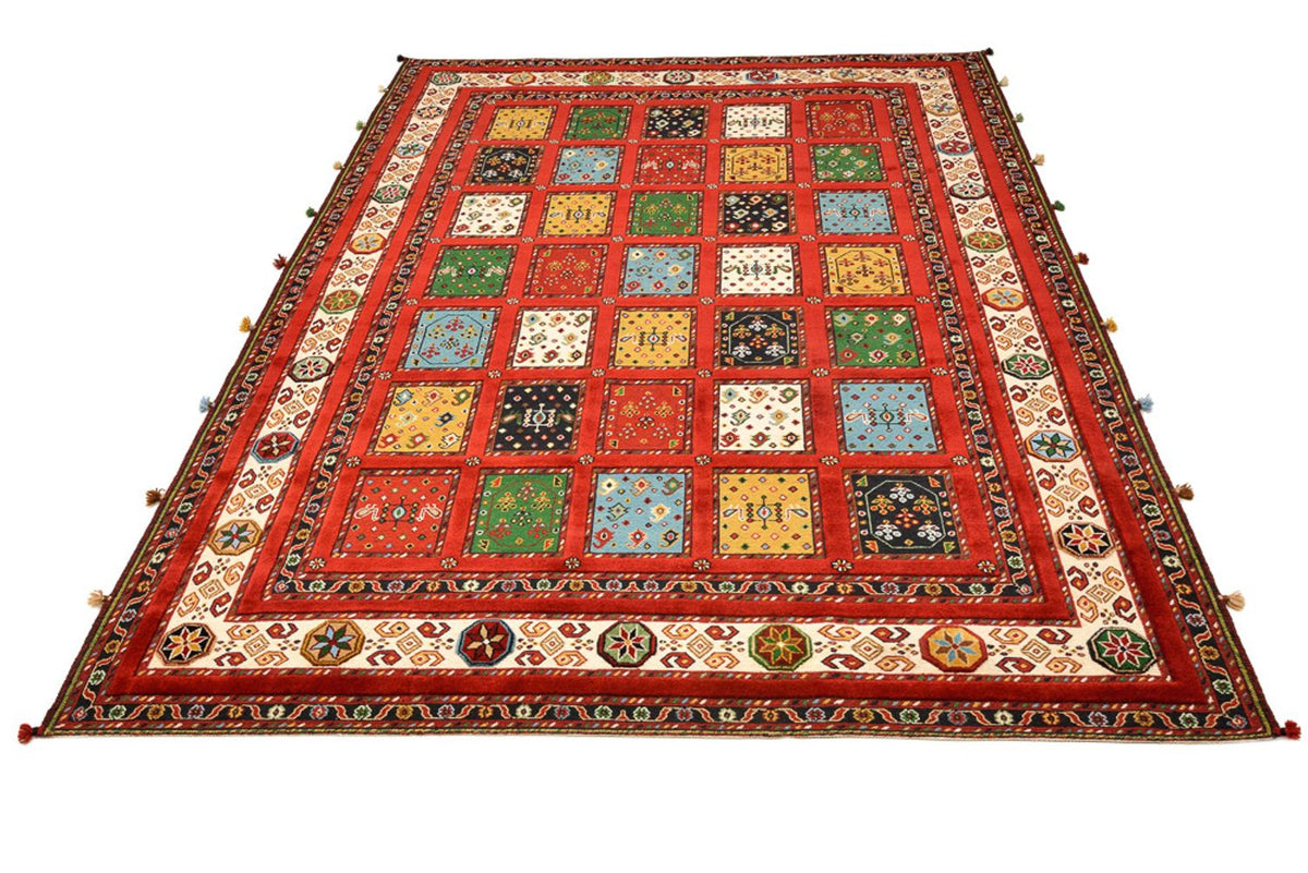 Alfombra oriental - 244 x 176 cm - rojo