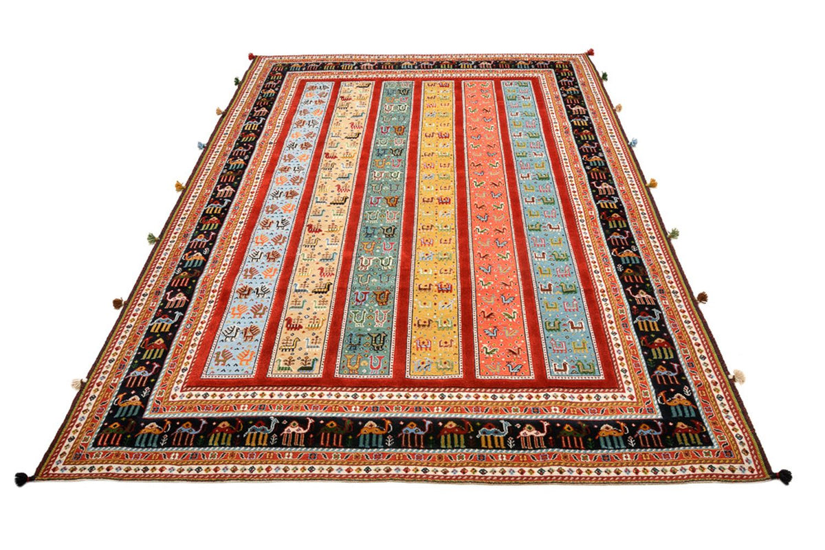 Alfombra oriental - 245 x 176 cm - multicolor