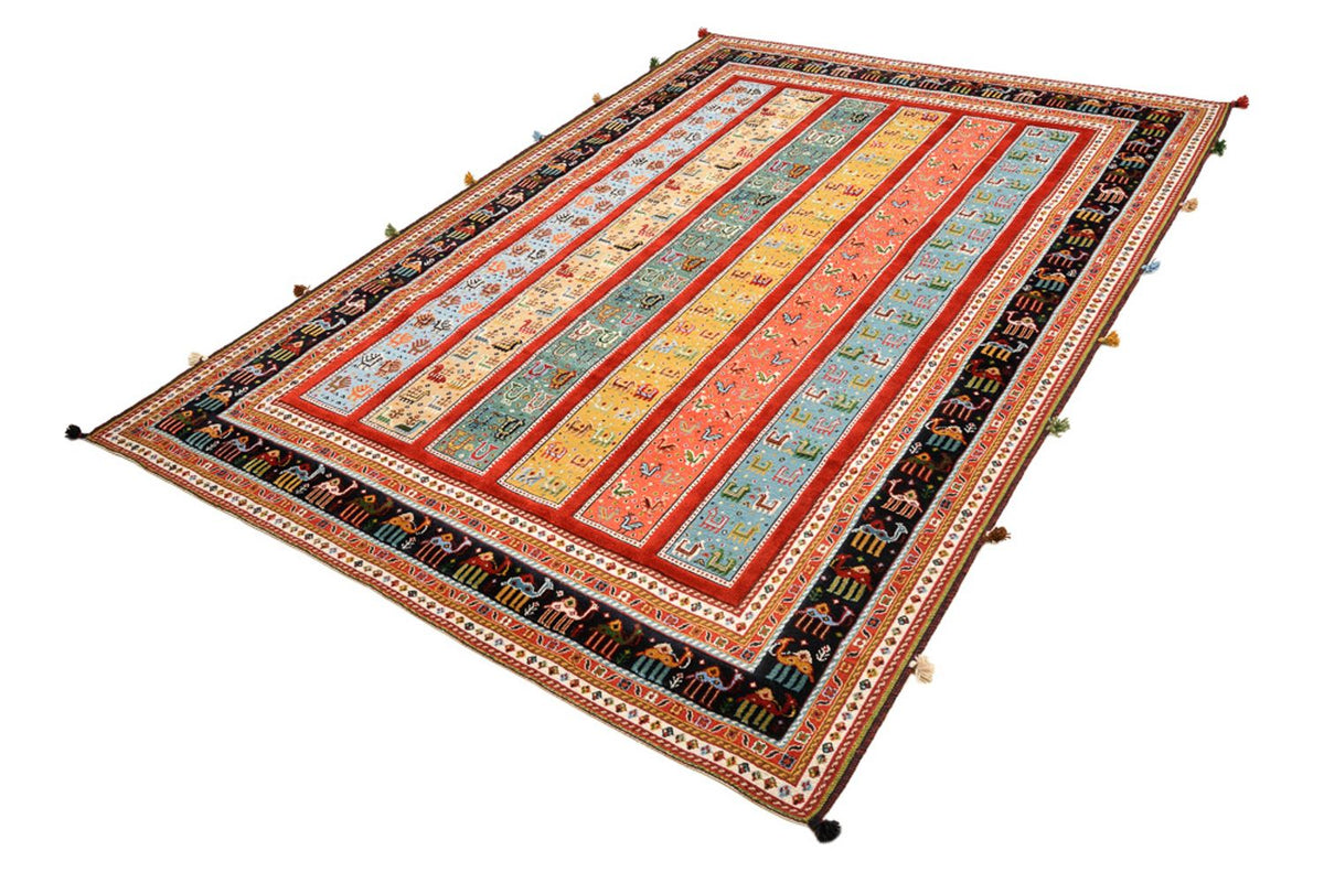 Alfombra oriental - 245 x 176 cm - multicolor