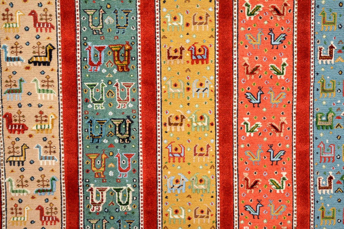 Alfombra oriental - 245 x 176 cm - multicolor