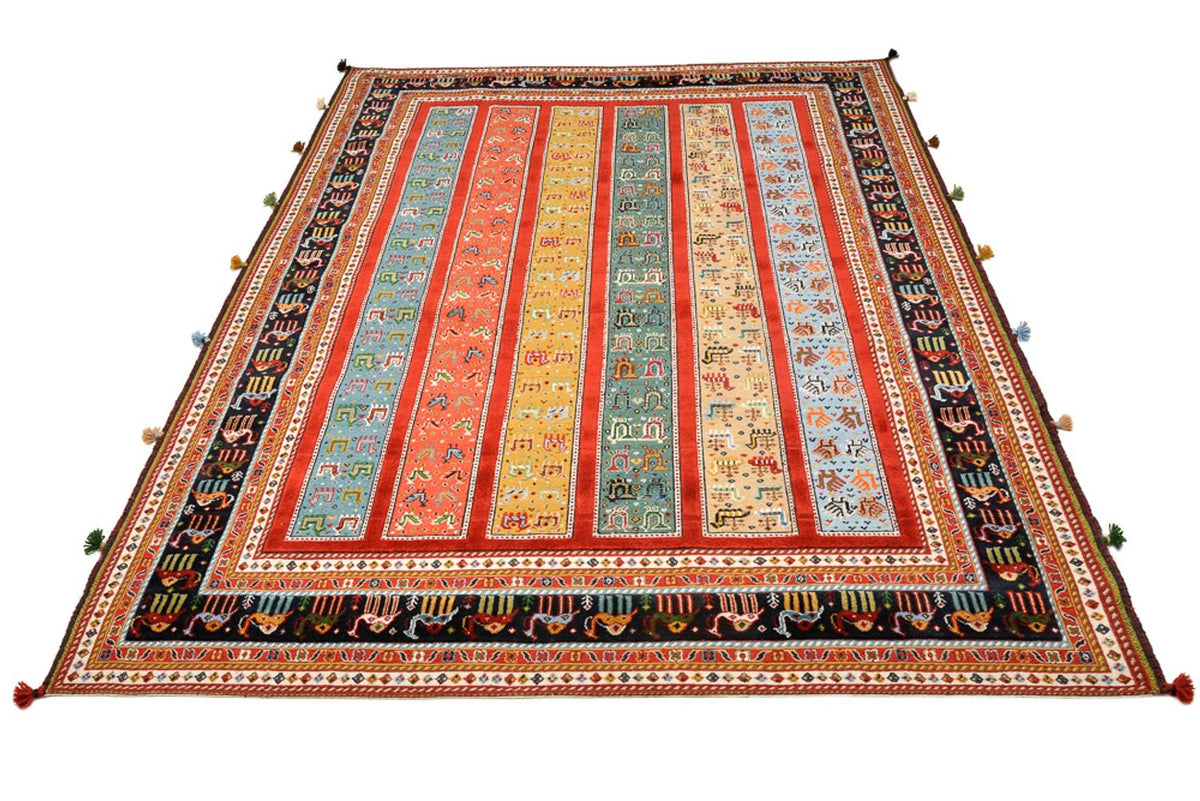 Alfombra oriental - 245 x 176 cm - multicolor