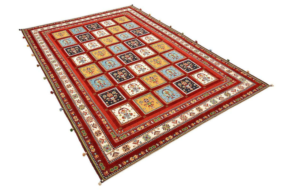 Alfombra oriental - 245 x 177 cm - rojo